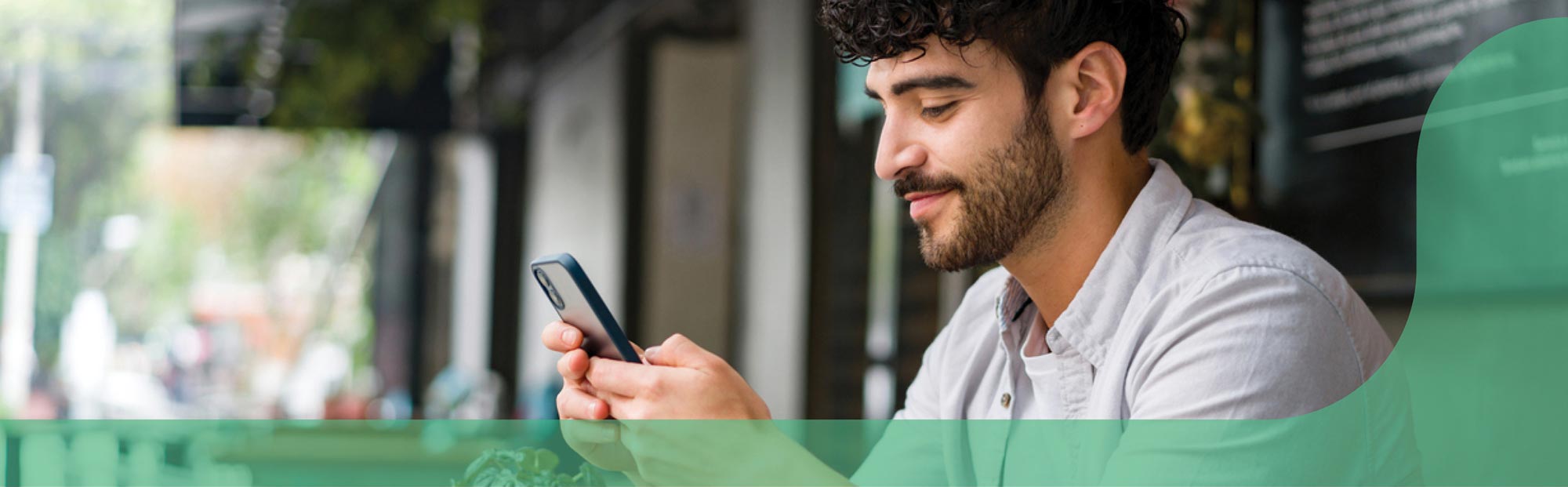 person on cell phone